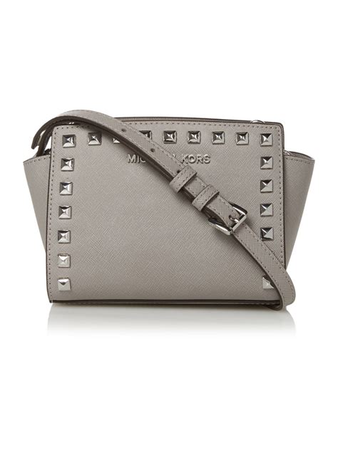 house of fraser michael kors grey bag|Michael Kors grey crossbody bag.